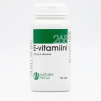 Natura Media E-vitamiini 268 mg, 100 kaps.