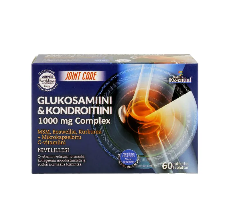 Joint Care Glukosamiini & Kondroitiini Complex Formula 1000, 60 kaps. (Aboa Medica)
