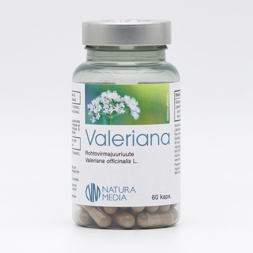 Natura Media Valeriana Valeriaanakapselit, 60 kaps.
