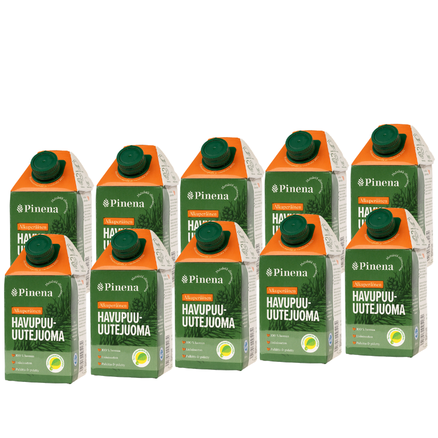 Karin Havupuu-uutejuoma Luomu (Pinena), 10 tetraa (10 x 500 ml)