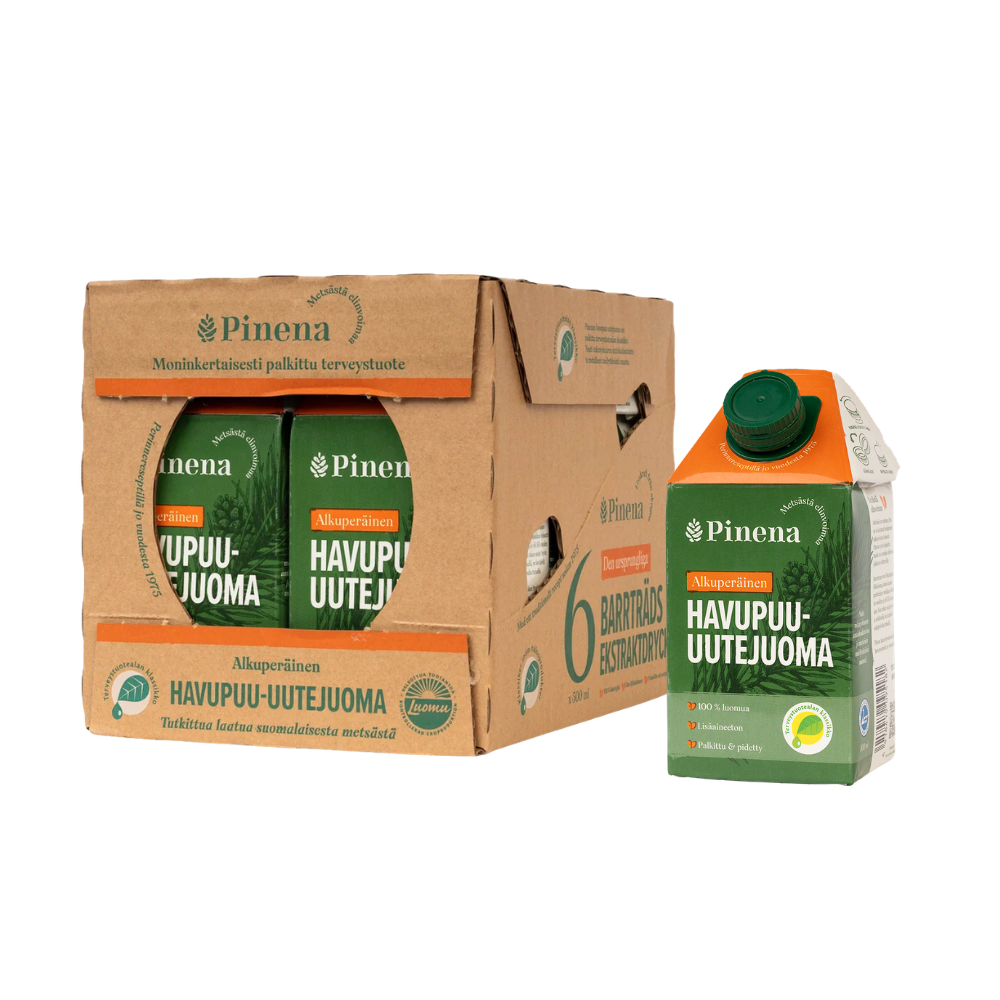 Karin Havupuu-uutejuoma Luomu, 6 tetraa (6 x 500 ml)