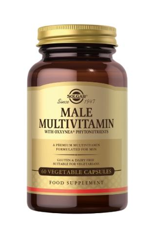 Solgar Male Multivitamin – Monivitamiini miehelle, 60 tabl.