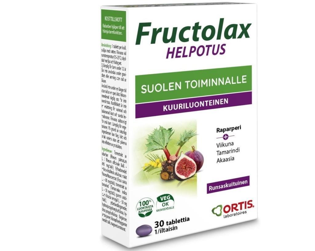 Fructolax Helpotus - Suolen toiminnalle, 30 tabl. - Terveysmarket