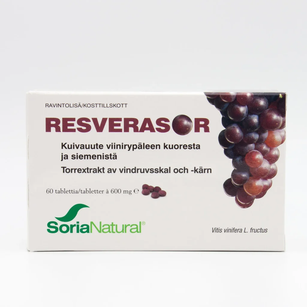 Resverasor Punaviini Resveratroli, 60 tabl. (Soria Natural)